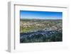 Europe, Germany, Rhineland-Palatinate, Panoramic View of the Marian Column on Trier-Udo Bernhart-Framed Photographic Print