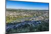 Europe, Germany, Rhineland-Palatinate, Panoramic View of the Marian Column on Trier-Udo Bernhart-Mounted Photographic Print