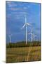 Europe, Germany, Saxony-Anhalt, Magdeburg Bšrde, Wind Turbines-Chris Seba-Mounted Premium Photographic Print