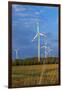 Europe, Germany, Saxony-Anhalt, Magdeburg Bšrde, Wind Turbines-Chris Seba-Framed Photographic Print