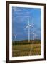 Europe, Germany, Saxony-Anhalt, Magdeburg Bšrde, Wind Turbines-Chris Seba-Framed Photographic Print