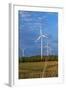 Europe, Germany, Saxony-Anhalt, Magdeburg Bšrde, Wind Turbines-Chris Seba-Framed Photographic Print