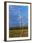 Europe, Germany, Saxony-Anhalt, Magdeburg Bšrde, Wind Turbines-Chris Seba-Framed Photographic Print