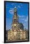 Europe, Germany, Saxony, Dresden, Elbufer (Bank of the River Elbe), Cathedral-Chris Seba-Framed Premium Photographic Print