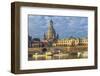 Europe, Germany, Saxony, Dresden, Elbufer (Bank of the River Elbe) with Paddlesteamer-Chris Seba-Framed Photographic Print