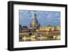 Europe, Germany, Saxony, Dresden, Elbufer (Bank of the River Elbe) with Paddlesteamer-Chris Seba-Framed Photographic Print