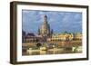 Europe, Germany, Saxony, Dresden, Elbufer (Bank of the River Elbe) with Paddlesteamer-Chris Seba-Framed Photographic Print