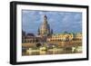 Europe, Germany, Saxony, Dresden, Elbufer (Bank of the River Elbe) with Paddlesteamer-Chris Seba-Framed Photographic Print