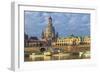 Europe, Germany, Saxony, Dresden, Elbufer (Bank of the River Elbe) with Paddlesteamer-Chris Seba-Framed Photographic Print