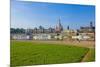 Europe, Germany, Saxony, Dresden, Elbufer (Bank of the River Elbe) with Paddlesteamer-Chris Seba-Mounted Photographic Print