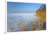 Europe, Germany, Steinhude, Steinhuder Meer, Ice Cover, Reed, Winter-Chris Seba-Framed Photographic Print