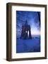 Europe, Germany, Weser Uplands, Porta Westfalica, Winter Scenery, Dusk-Chris Seba-Framed Photographic Print