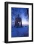 Europe, Germany, Weser Uplands, Porta Westfalica, Winter Scenery, Dusk-Chris Seba-Framed Photographic Print