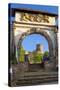 Europe, Germany, Weserbergland (Weser Mountainous Country), Lower Saxony, Pile Castle Gate-Chris Seba-Stretched Canvas