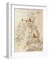 Europe: Great Britain and Ireland, from Atlas of the World in Thirty-Three Maps, 1553-Battista Agnese-Framed Giclee Print