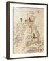 Europe: Great Britain and Ireland, from Atlas of the World in Thirty-Three Maps, 1553-Battista Agnese-Framed Giclee Print