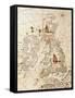 Europe: Great Britain and Ireland, from Atlas of the World in Thirty-Three Maps, 1553-Battista Agnese-Framed Stretched Canvas