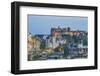 Europe, Great Britain, Scotland, Edinburgh. Edinburgh Castle From Calton Hill at Dusk-Rob Tilley-Framed Photographic Print