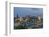 Europe, Great Britain, Scotland, Edinburgh. Looking down on the City From Calton Hill at Dusk-Rob Tilley-Framed Photographic Print