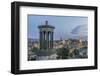 Europe, Great Britain, Scotland, Edinburgh. Looking down on the City From Calton Hill at Dusk-Rob Tilley-Framed Photographic Print