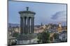 Europe, Great Britain, Scotland, Edinburgh. Looking down on the City From Calton Hill at Dusk-Rob Tilley-Mounted Photographic Print