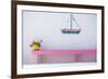 Europe, Greece, Cyclades Island,Aegean Sea, Mykonos, Myconos, Bench in Myconos Town-Christian Heeb-Framed Photographic Print