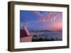 Europe, Greece, Cyclades Island,Aegean Sea, Mykonos, Myconos, Mykonos Harbour at Dusk-Christian Heeb-Framed Photographic Print