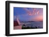 Europe, Greece, Cyclades Island,Aegean Sea, Mykonos, Myconos, Mykonos Harbour at Dusk-Christian Heeb-Framed Photographic Print