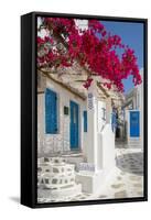 Europe, Greece, Cyklades, Mykonos, Part of the Cyclades Island Group in the Aegean Sea-Christian Heeb-Framed Stretched Canvas