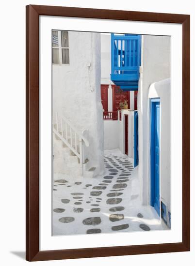 Europe, Greece, Cyklades, Mykonos, Part of the Cyclades Island Group in the Aegean Sea-Christian Heeb-Framed Photographic Print