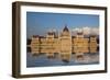 Europe, Hungary, Budapest. Parliament Building on Danube River-Jaynes Gallery-Framed Photographic Print