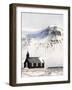 Europe, Iceland, Budir - The Famous Black Church Of Budir Facing A Mountain-Aliaume Chapelle-Framed Photographic Print