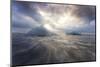 Europe, Iceland, Jokulsarlon Glacier Lagoon. Waves Wash Beached Icebergs-Jaynes Gallery-Mounted Photographic Print