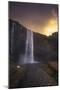 Europe, Iceland, Seljalandsfoss, Seljalandsfoss Waterfall At Sunset-Aliaume Chapelle-Mounted Photographic Print