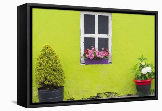 Europe, Ireland, Eyeries. Exterior of weathered house.-Jaynes Gallery-Framed Stretched Canvas