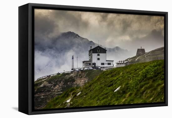 Europe, Italy, Alps, Dolomites, Mountains, Belluno, Sexten Dolomites, Rifugio Auronzo, Tre Cime-Mikolaj Gospodarek-Framed Stretched Canvas