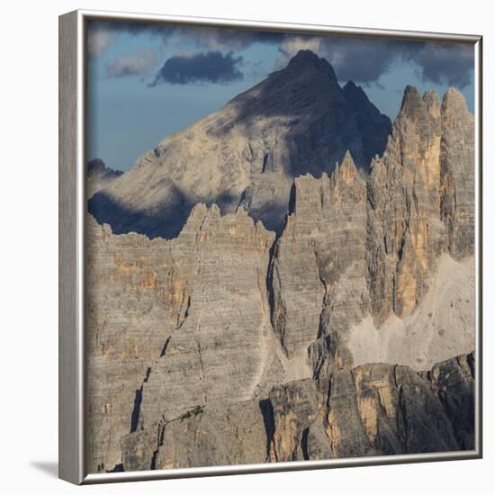 Europe, Italy, Alps, Dolomites, Mountains, Croda da Lago, Formin, View from Rifugio Nuvolau-Mikolaj Gospodarek-Framed Photographic Print