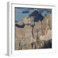 Europe, Italy, Alps, Dolomites, Mountains, Croda da Lago, Formin, View from Rifugio Nuvolau-Mikolaj Gospodarek-Framed Photographic Print