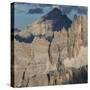 Europe, Italy, Alps, Dolomites, Mountains, Croda da Lago, Formin, View from Rifugio Nuvolau-Mikolaj Gospodarek-Stretched Canvas