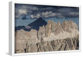 Europe, Italy, Alps, Dolomites, Mountains, Croda da Lago, Formin, View from Rifugio Nuvolau-Mikolaj Gospodarek-Framed Photographic Print