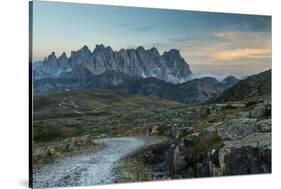Europe, Italy, Alps, Dolomites, Mountains, Pale di San Martino, View from Col Margherita Park-Mikolaj Gospodarek-Stretched Canvas