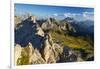 Europe, Italy, Alps, Dolomites, Mountains, Passo Giau, View from Rifugio Nuvolau-Mikolaj Gospodarek-Framed Photographic Print