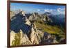 Europe, Italy, Alps, Dolomites, Mountains, Passo Giau, View from Rifugio Nuvolau-Mikolaj Gospodarek-Framed Photographic Print