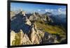 Europe, Italy, Alps, Dolomites, Mountains, Passo Giau, View from Rifugio Nuvolau-Mikolaj Gospodarek-Framed Photographic Print