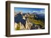 Europe, Italy, Alps, Dolomites, Mountains, Passo Giau, View from Rifugio Nuvolau-Mikolaj Gospodarek-Framed Photographic Print