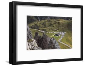 Europe, Italy, Alps, Dolomites, Mountains, Passo Giau, View from Rifugio Nuvolau-Mikolaj Gospodarek-Framed Photographic Print