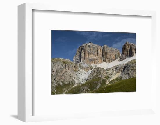 Europe, Italy, Alps, Dolomites, Mountains, Pordoi Pass - cable railway Sass Pordoi-Mikolaj Gospodarek-Framed Photographic Print