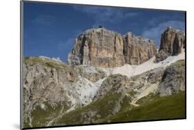 Europe, Italy, Alps, Dolomites, Mountains, Pordoi Pass - cable railway Sass Pordoi-Mikolaj Gospodarek-Mounted Photographic Print