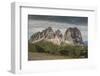 Europe, Italy, Alps, Dolomites, Mountains, Sassolungo, View from Rifugio Sass Becè-Mikolaj Gospodarek-Framed Photographic Print