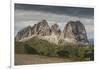 Europe, Italy, Alps, Dolomites, Mountains, Sassolungo, View from Rifugio Sass Becè-Mikolaj Gospodarek-Framed Photographic Print